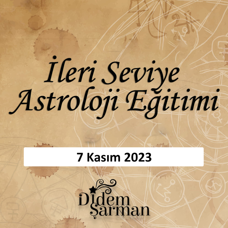 7 kasim 2023 ileri seviye astroloji egitimi